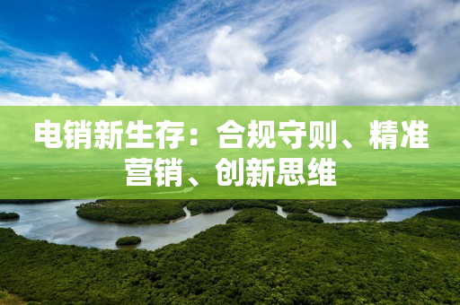 电销新生存：合规守则、精准营销、创新思维